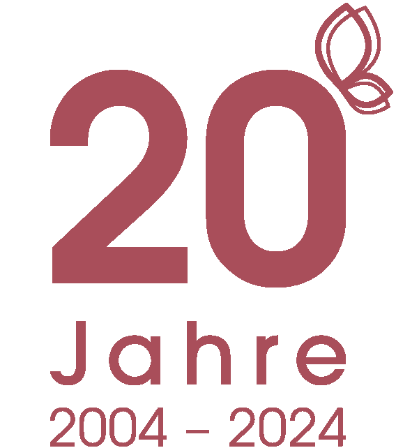 Jubiläumslogo - 20 Jahre Deutsche Seniorenbetreuung
